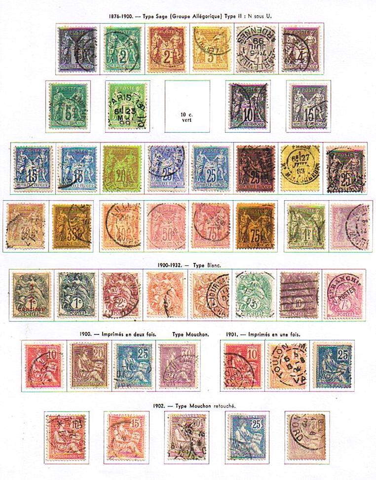 Timbres-poste anciens