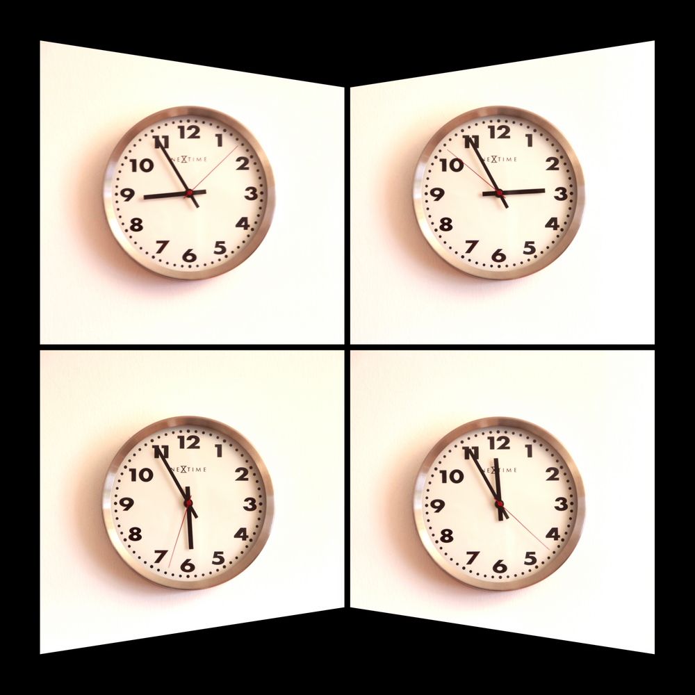 time jump Foto & Bild fotokunst, collagen, uhr Bilder auf