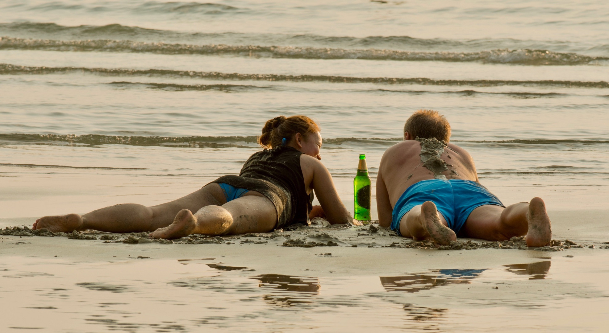 time on the beach