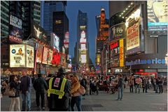 Time Sqare at Saterdaynight