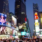 Time Square in a summer night