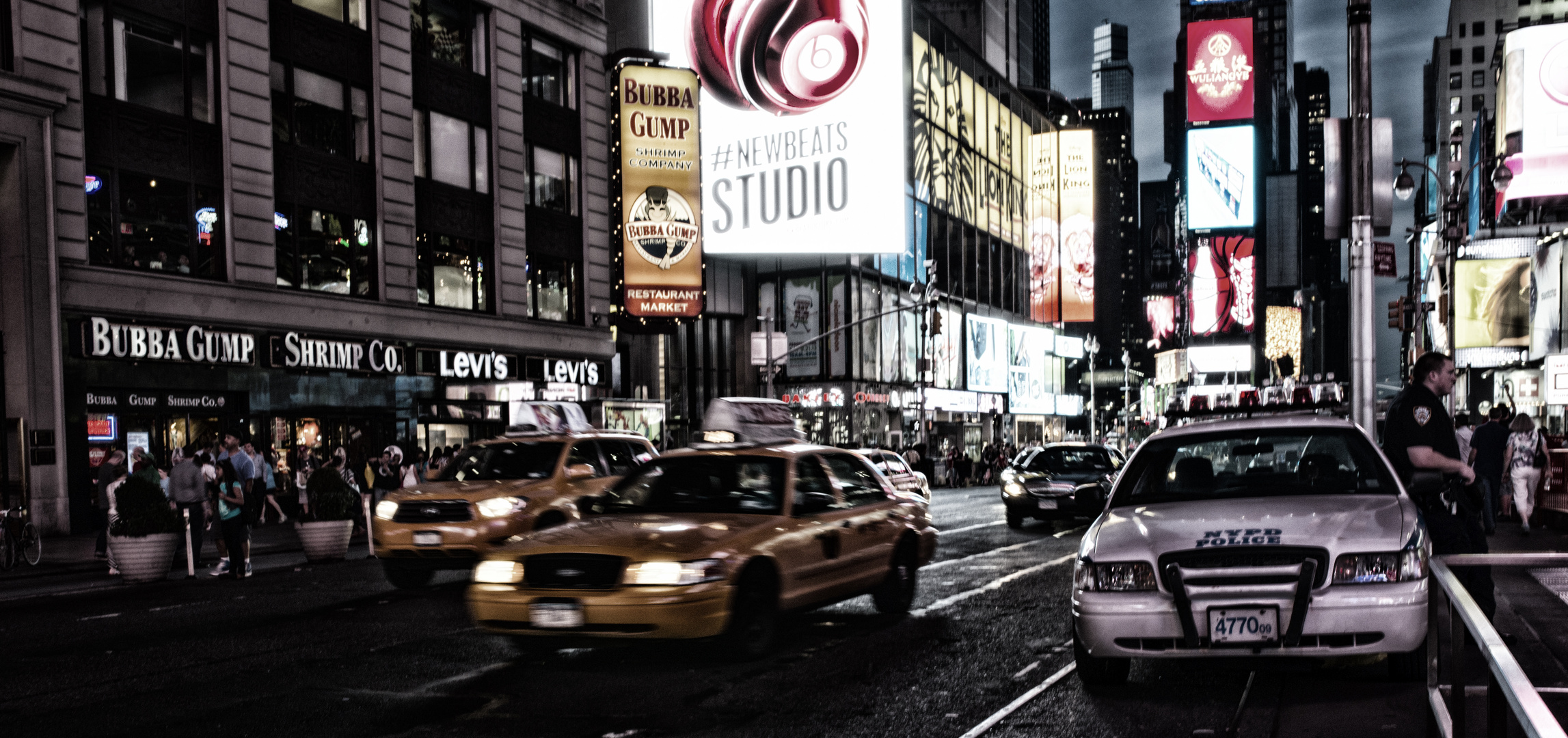 Time Square New York City at night