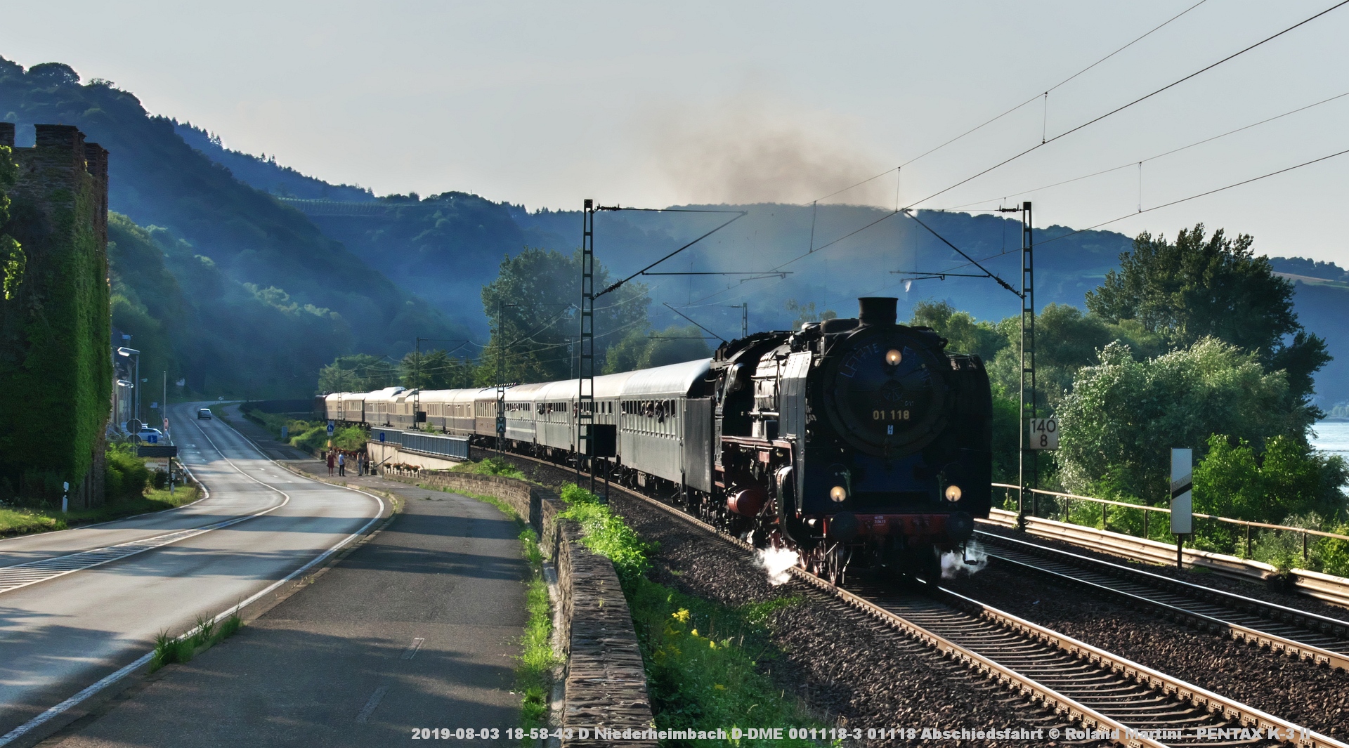 "Time to say good bye" ... 01 118 auf Abschiedsfahrt ...