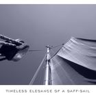 Timeless elegance of a gaff-sail