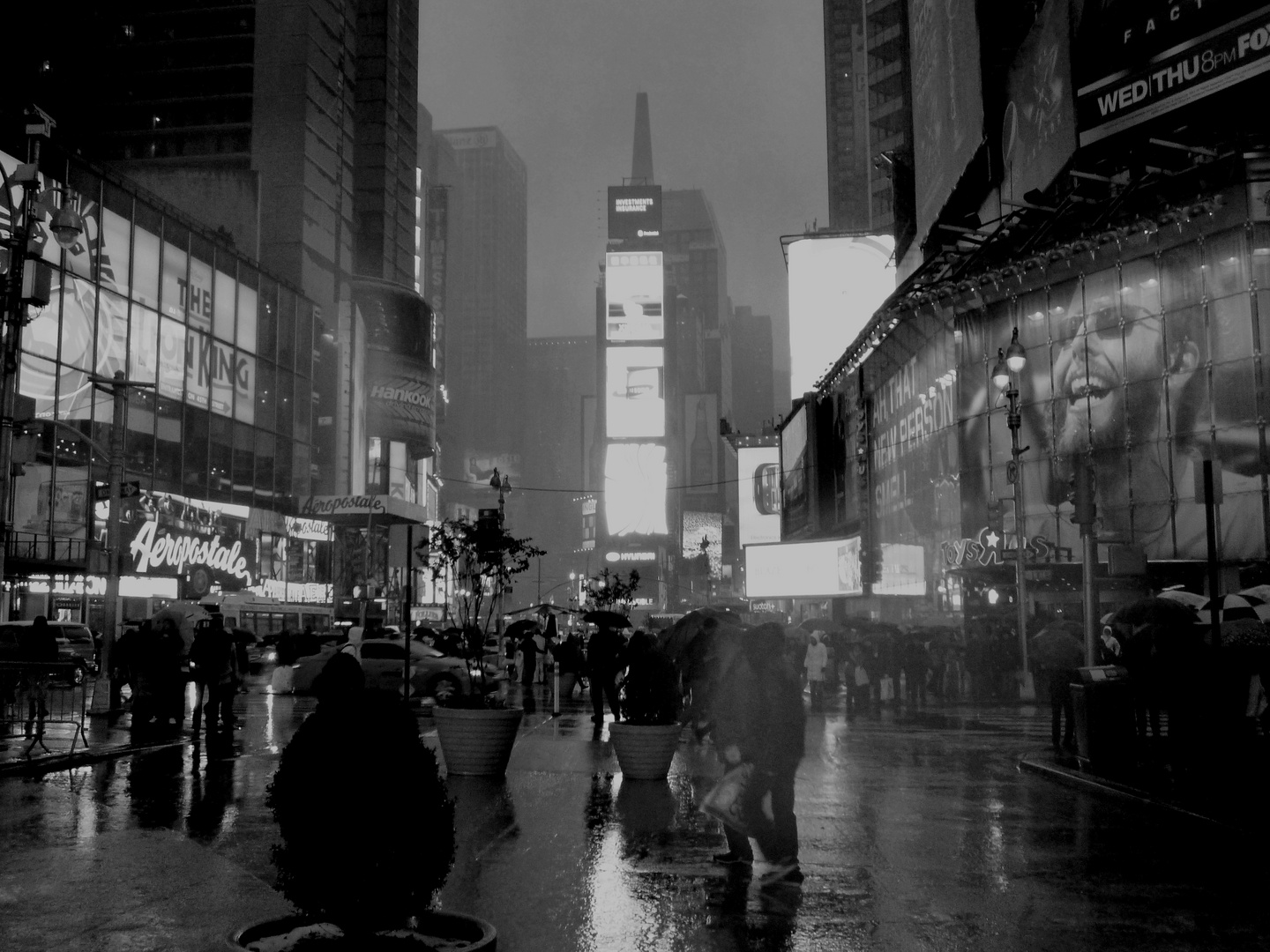 Times Sq. im Regen