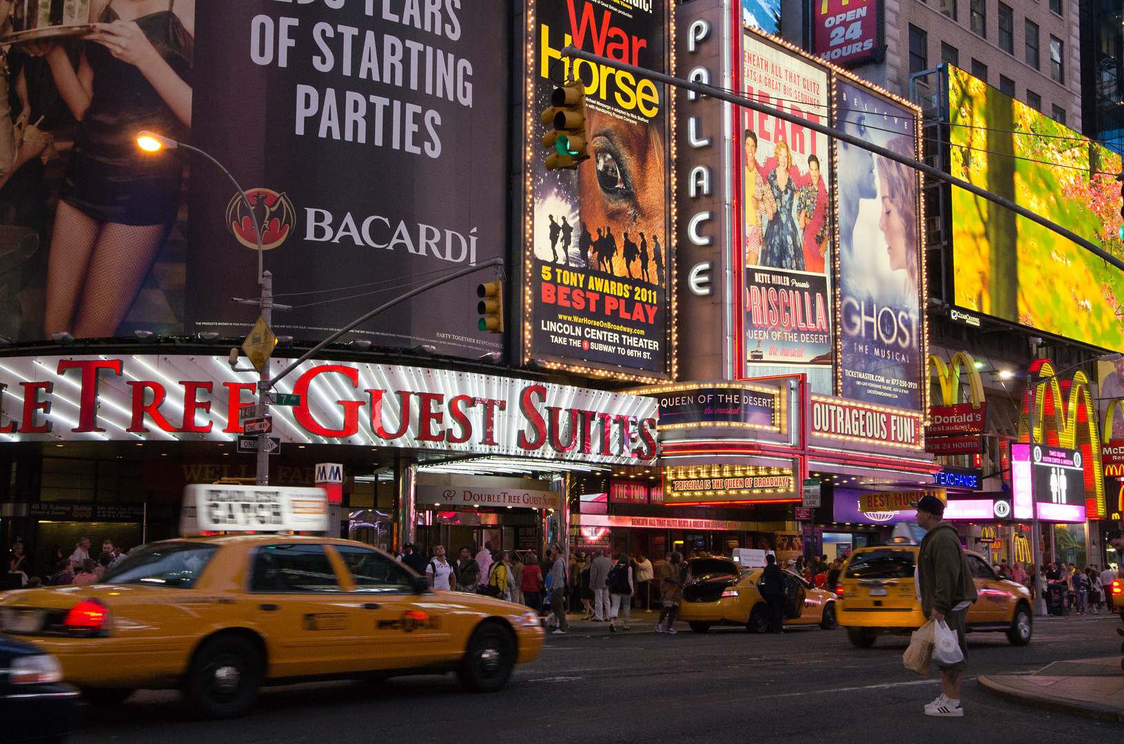 Times square at night