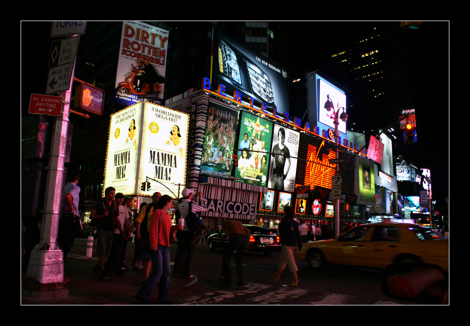 times square at night I