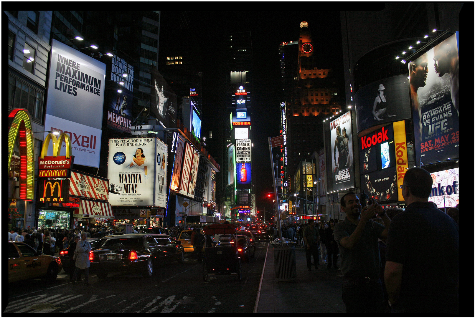 Times Square bei Nacht, New York