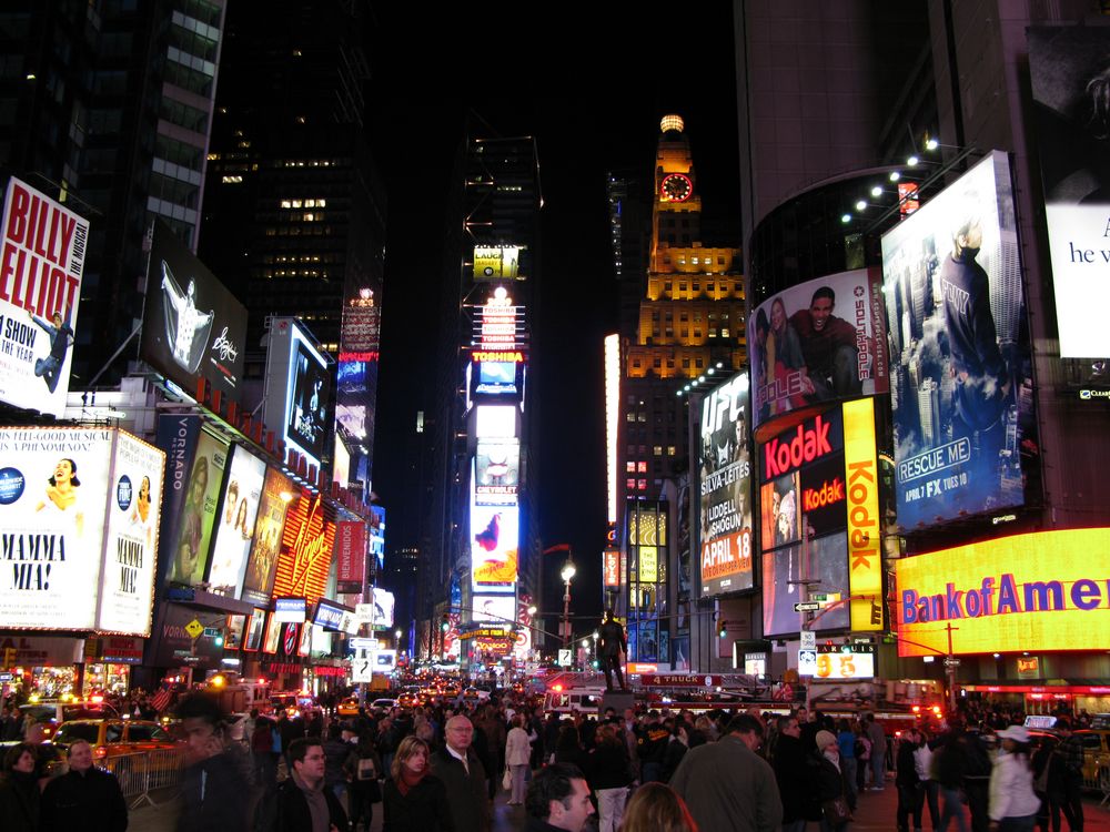 Times Square by night