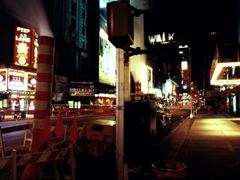 times square by night