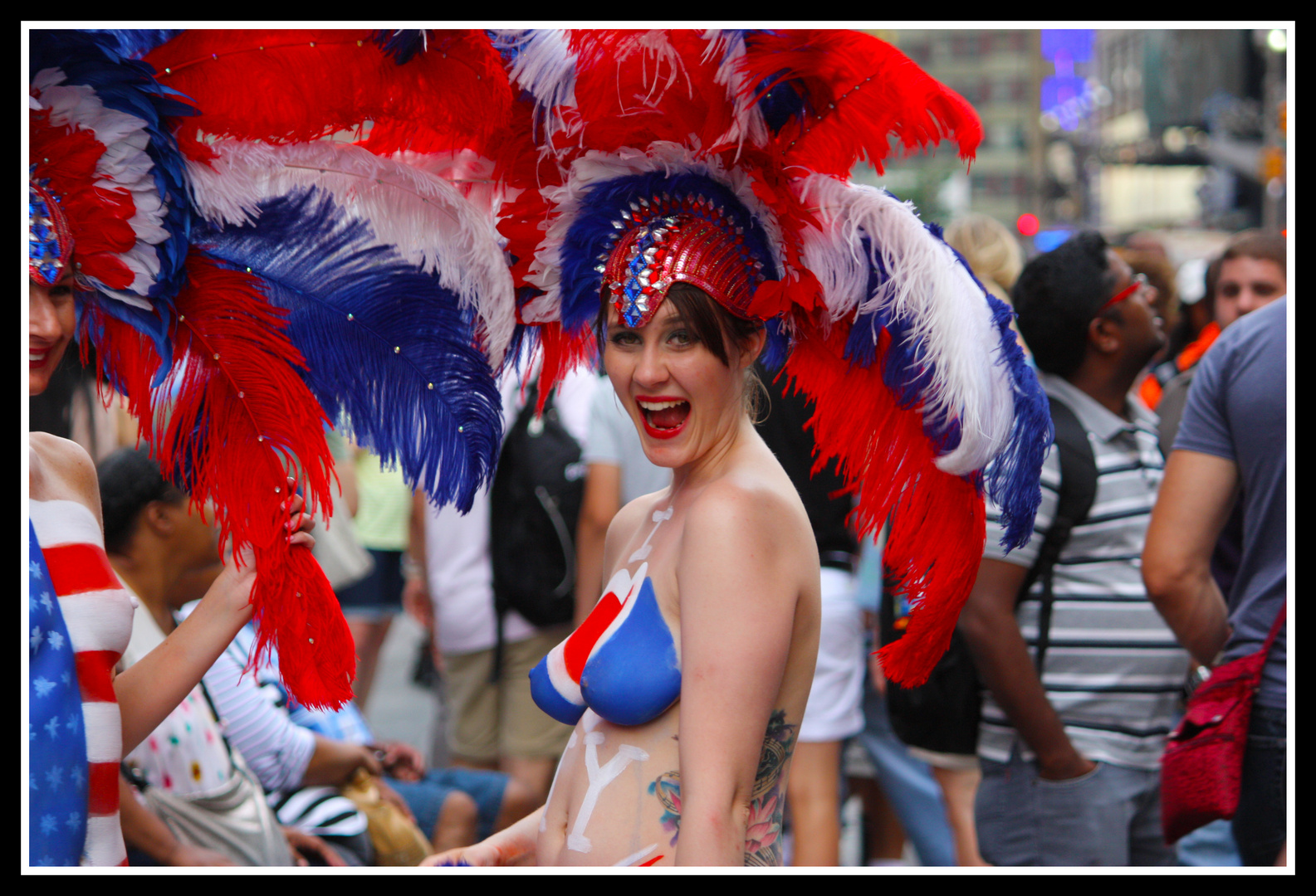 Times Square im WM-Fieber 2014