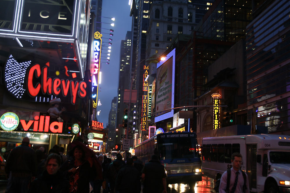 Times Square in New York City