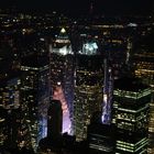 Times Square. Picture taken from the Empire State Building.