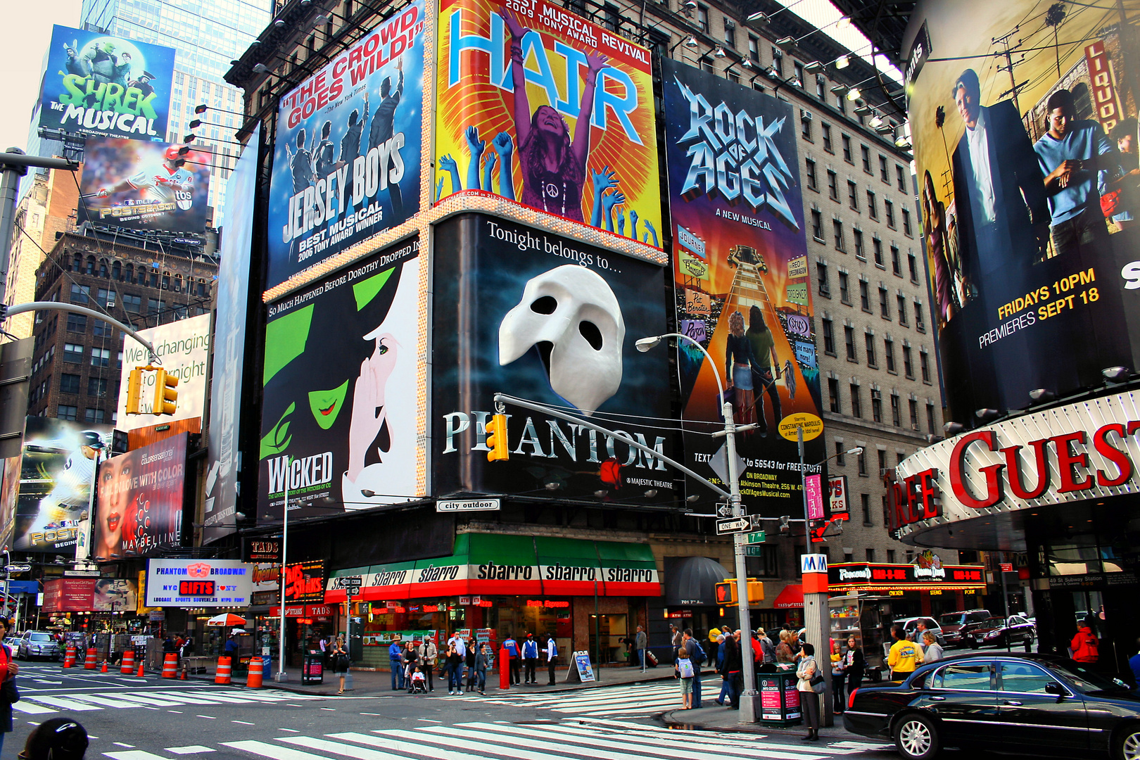 Times Square Plakatierung