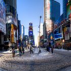 Times Square Snow Panorama