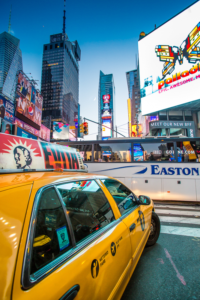 Times Square taxi