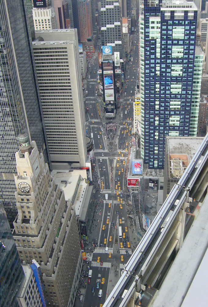 Times Square von oben