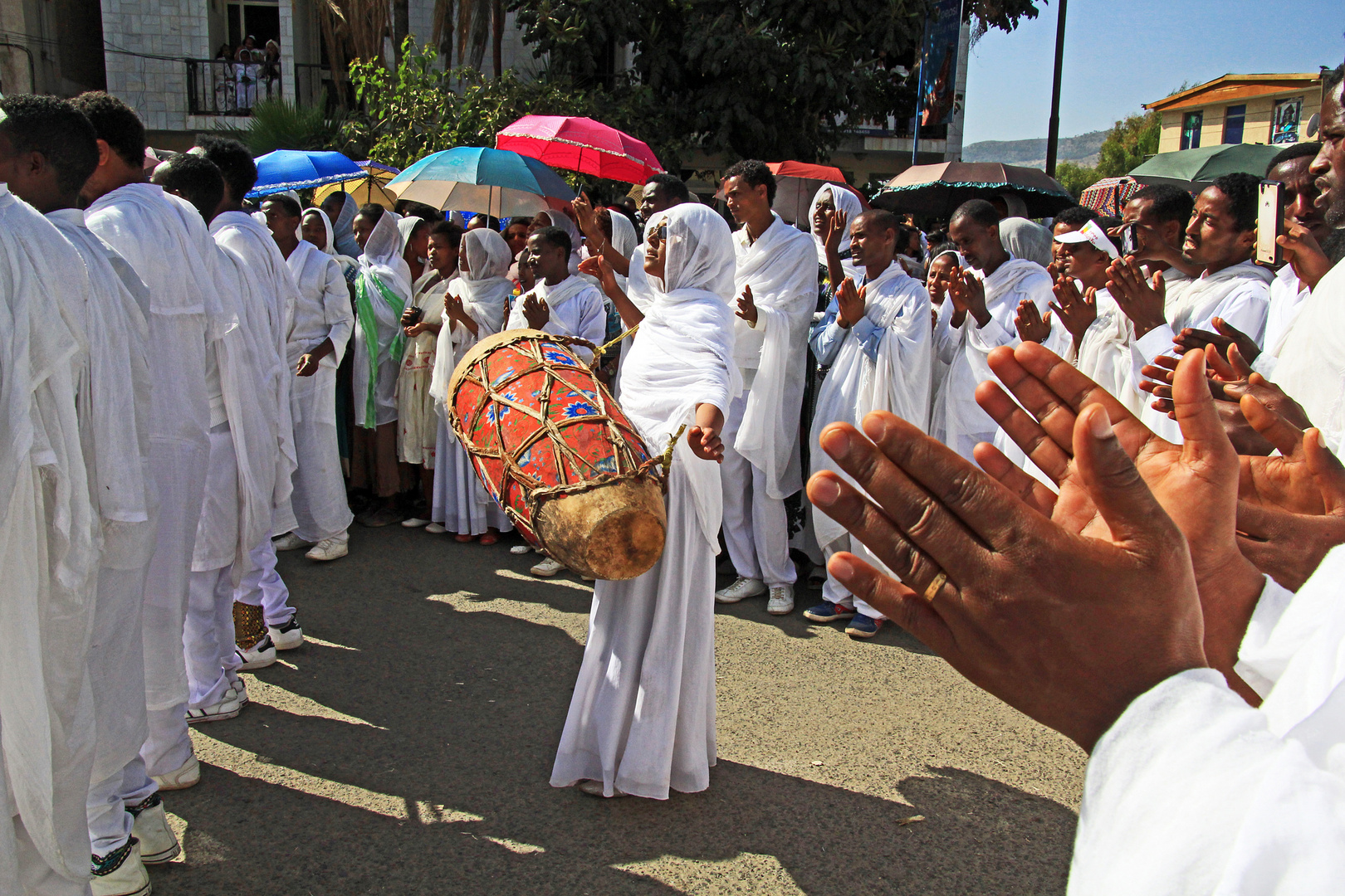 Timkat-Fest in Gondar, Äthiopien