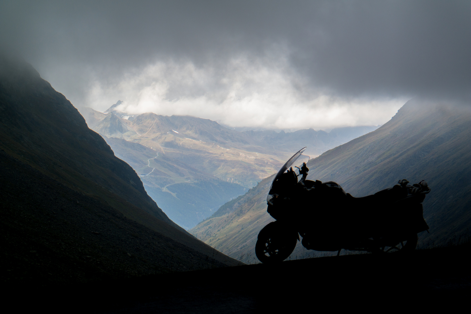 Timmelsjoch im Nebel