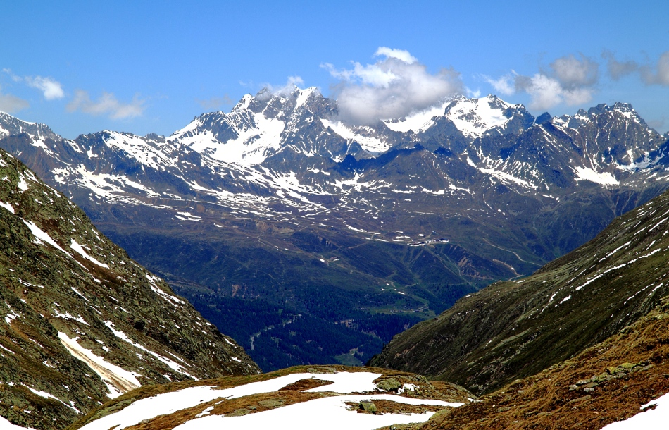 Timmelsjoch / Südtirol (1) - Blick nach Österreich
