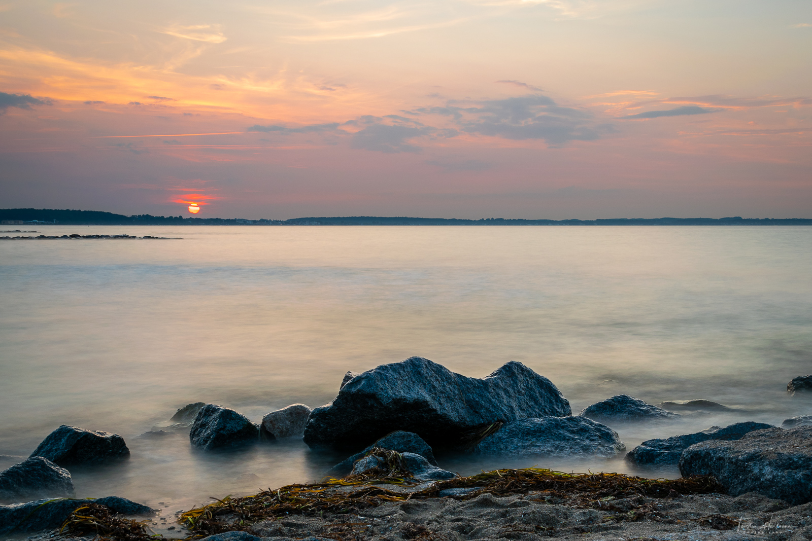 Timmendorfer Strand at sunset (Germany)