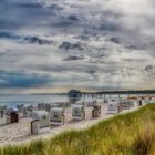 Timmendorfer Strand im gleißenden Sonnenlicht