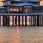 Timmendorfer Strand mit durchscheinenden Durchblick 