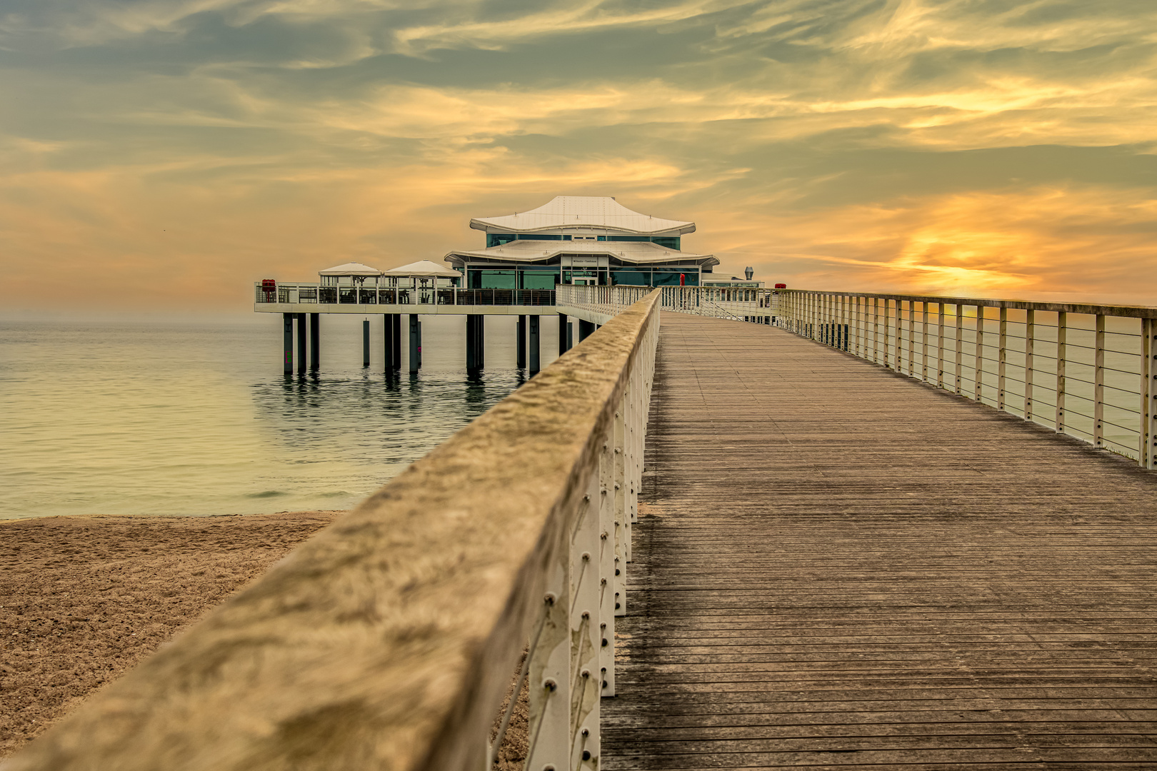 Timmendorfer Strand - sunset on the beach