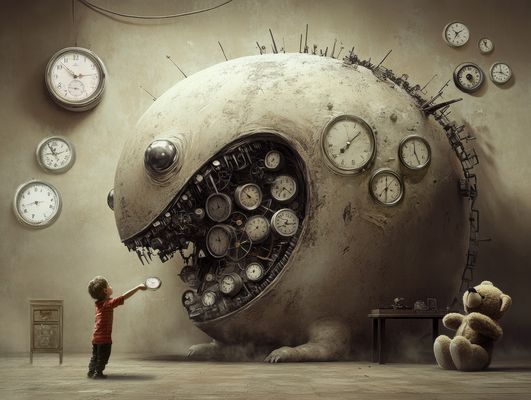 Timmy und sein Monsterfreund Tajmi, der Zeitfresser