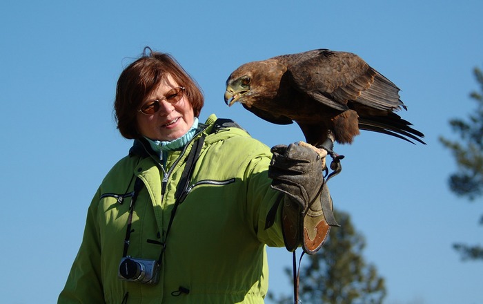 Tina mit Adler 2