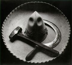 Tina Modotti – Mexican sombrero with hammer and sickle, 1927