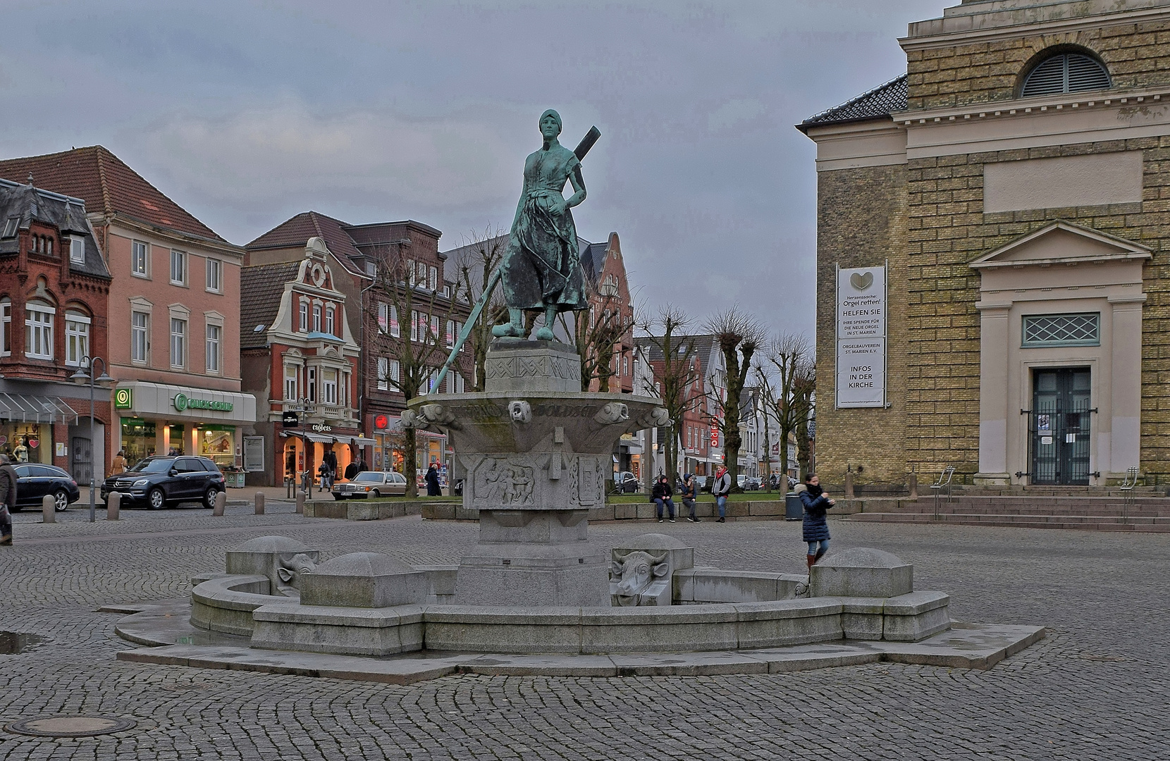 Tine Brunnen in Husum