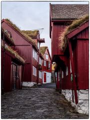Tinganes, das Regierungsviertel der Färöer