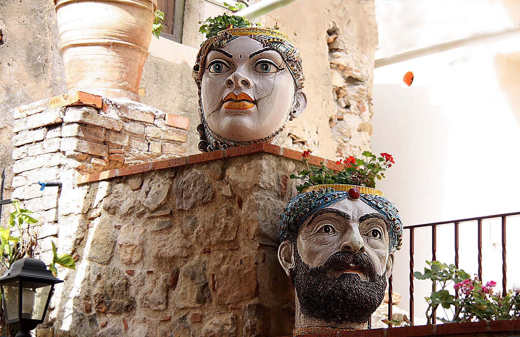 Tipici vasi siciliani -  Typical Sicilian vases