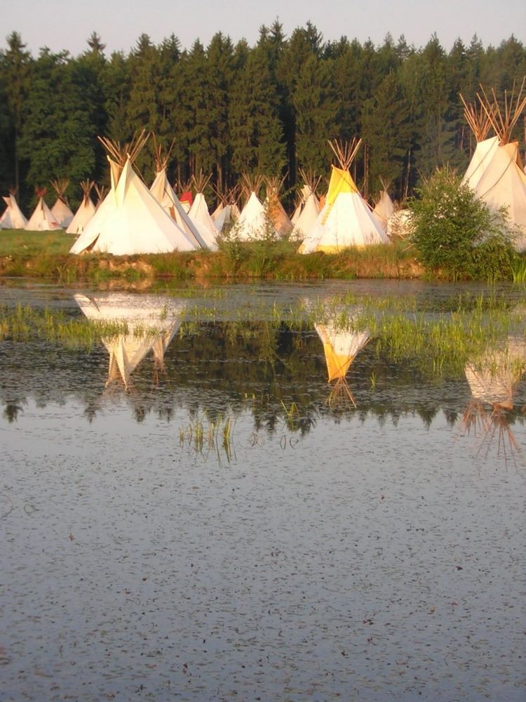 Tipis am See