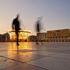 Tirana - Abendspaziergang über den Skanderbeg