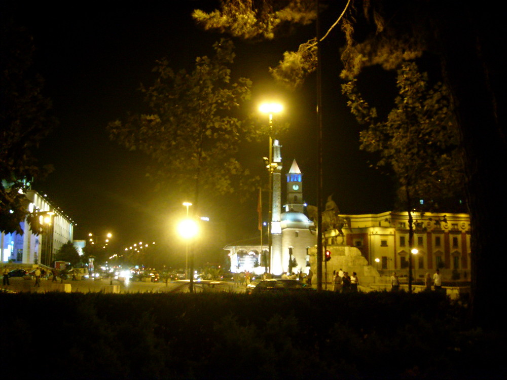 Tirana by night