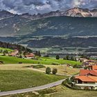 TIROL - Blick vom Kolsassberg – gegenüber das Karwendel