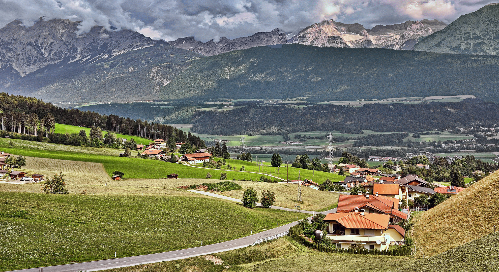 TIROL Kolsass - Blick auf den Hundskopf -