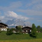 Tiroler Bauernhaus mit Wildem Kaiser