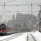 Tiroler Schneegestöber in Brixlegg