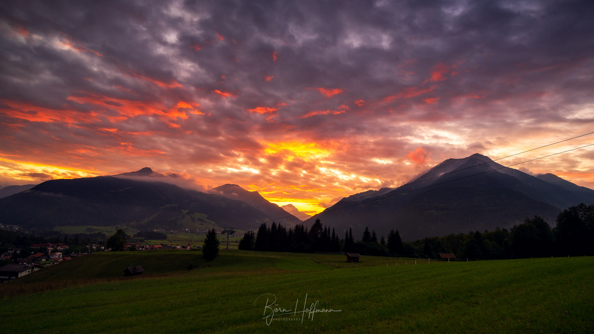 Tiroler Sonnenuntergang