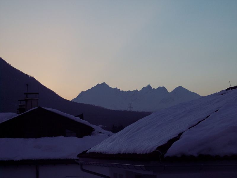 Tiroler Sonneuntergang