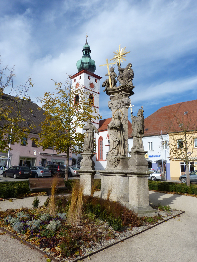 Tirschenreuth,Oberer Marktplatz November 2011