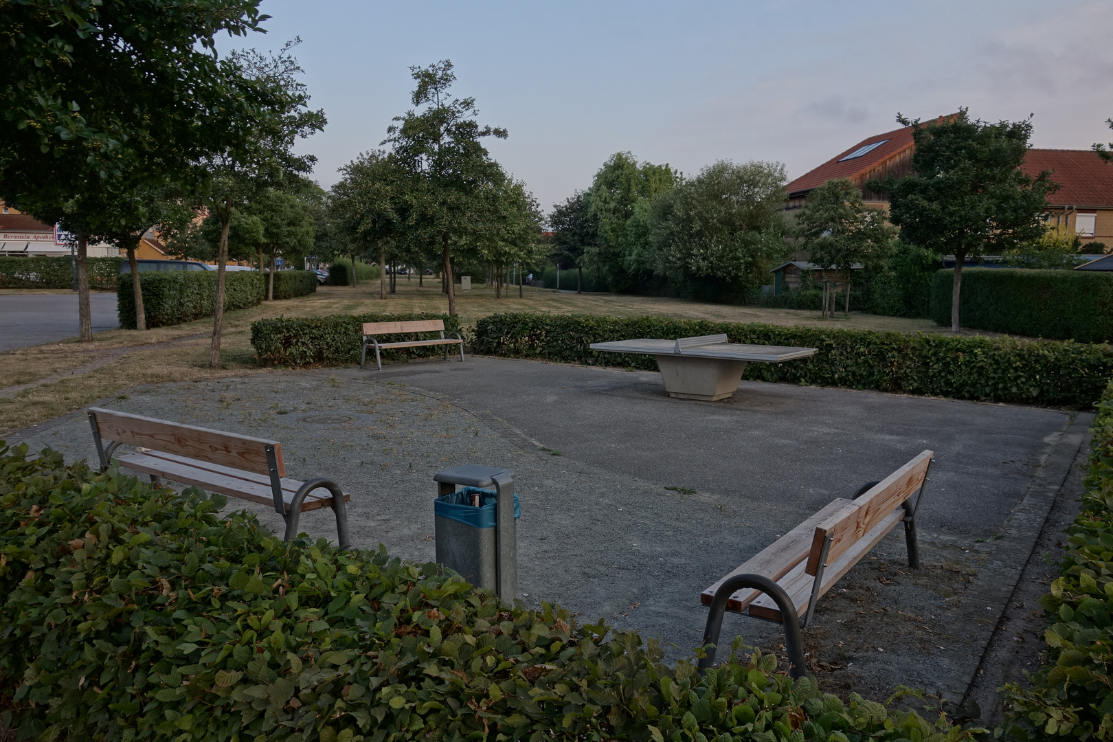 Tischtennisplatte Ostseeviertel Ryckseite