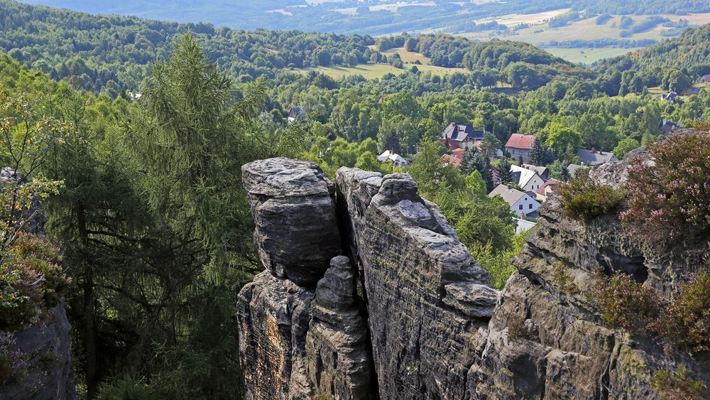 Tissaer Wände im böhmischen Teil des Elbsandsteingebirges...