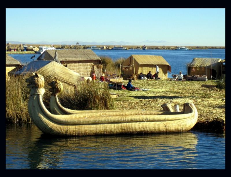 Titicacasee, floating islands