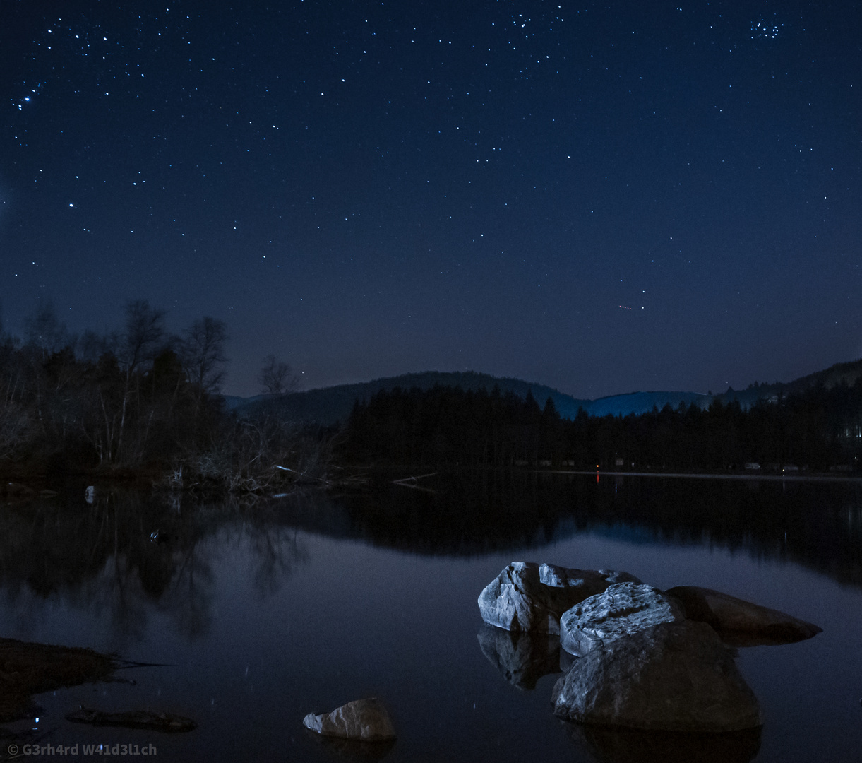 Titisee bei Nacht