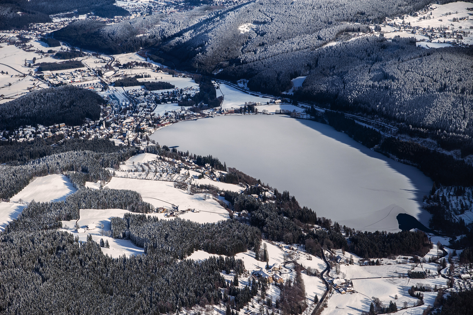 Titisee im Schwarzwald am 27.12.13