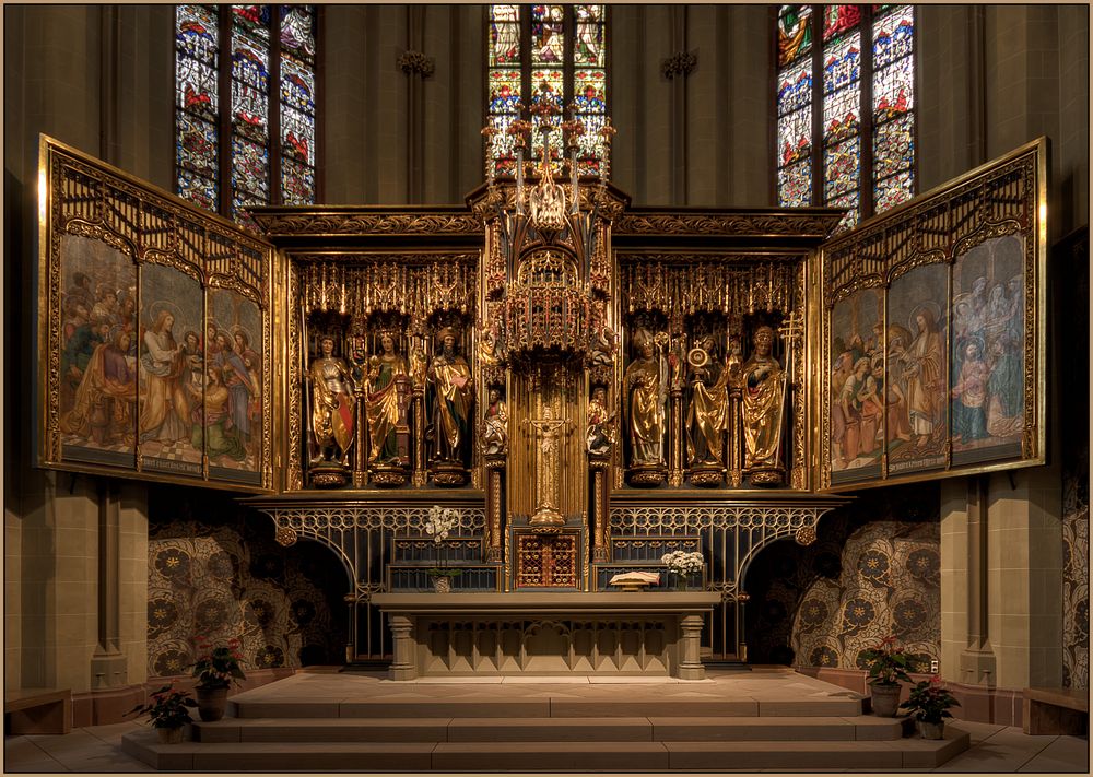 Titisee Neustadt-Altar Münster St. Jakobus.